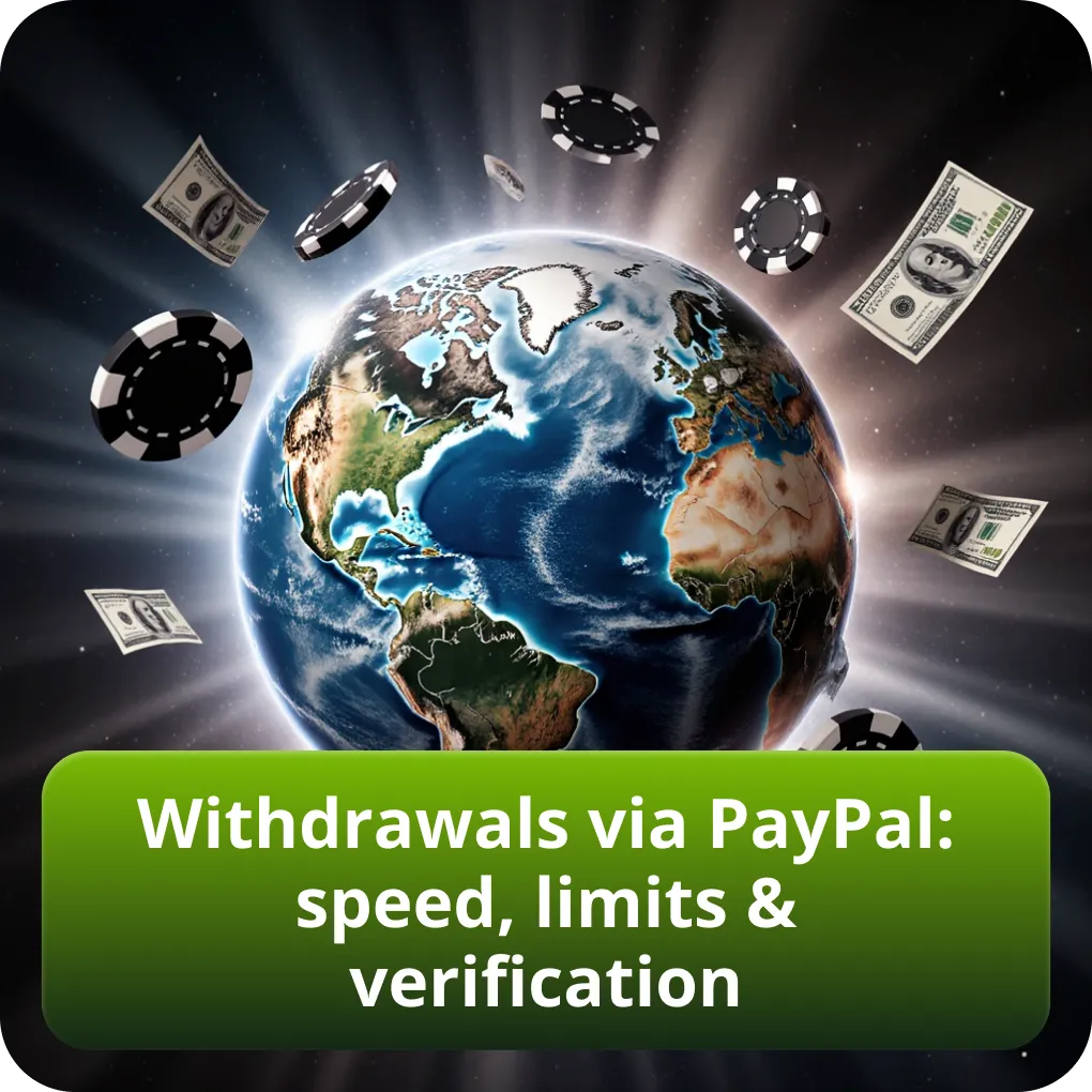 Withdrawals via PayPal: speed, limits & verification